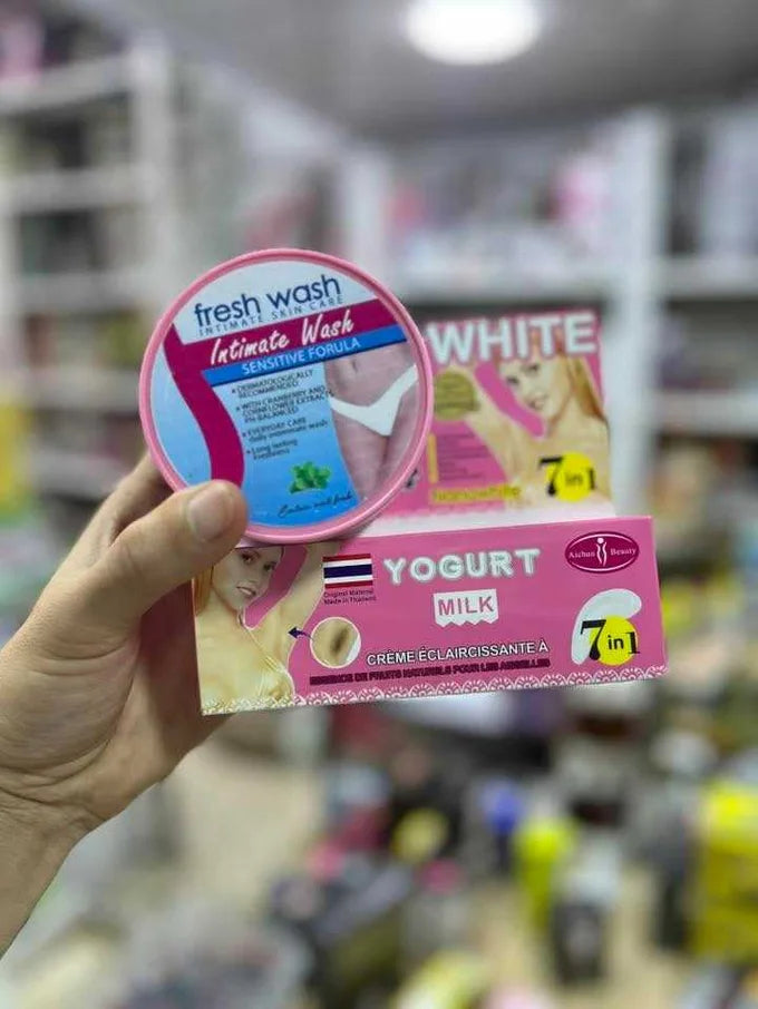 ❤️ Yogurt Milk ❤️ باك مبيض تحت الابط ومزيل لرائحة