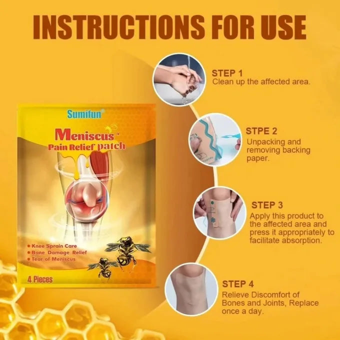 كريم+3 ولاصق×12سم النحل الأصلي 100٪ 🧑‍⚕️ لعلاج الركب والمفاصل والعضلات📦